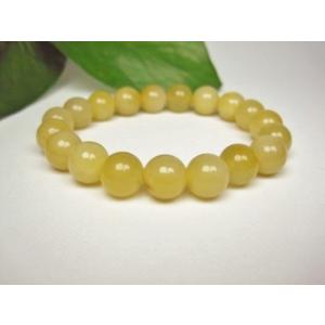 The Green Tara 如意天珠 ブレスレット イエロー 天珠ブレスレット 如意天珠 Φ20mm 茶色 紐タイプ : 天然石のお店Sun