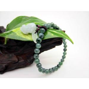 ブレスレット グリーンカイヤナイト Φ12±0.2mm 一点物 : 天然石のお店