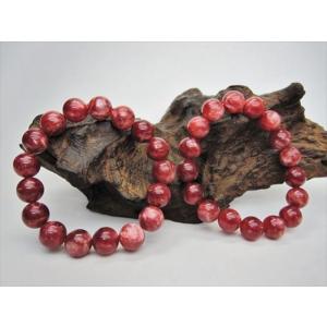 合成スタールビー 丸玉ブレス 8mm【1コ販売】 / 2-10 RU8BS-X : 天然石