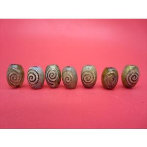 チベット高級天珠 逆十二眼天珠2粒SET 30×10mm : 天然石のお店Sun