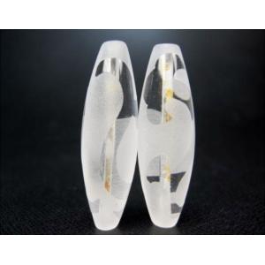 チベット高級龍紋天珠 逆九眼天珠 30×10mm 2粒SET : 天然石のお店Sun