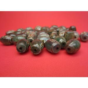 チベット高級龍紋天珠 万字天珠 14×10mm...の詳細画像3