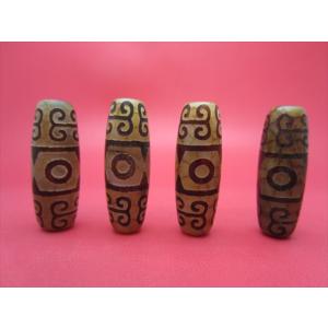 チベット高級至純天珠 如意二眼天珠 38×12mm : 天然石のお店Sun flower