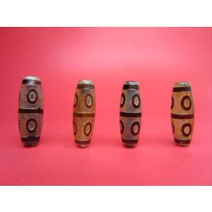 チベット高級天珠 逆十二眼天珠2粒SET 30×10mm : 天然石のお店Sun