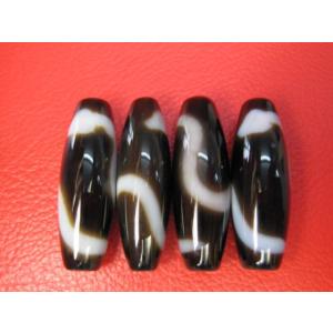 チベット高級至純天珠 白蛇天珠 38-40×12mm