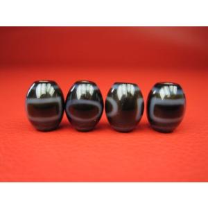 チベット高級龍紋天珠 逆九眼天珠 30×10mm 2粒SET : 天然石のお店Sun