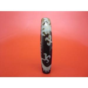 チベット彫刻梵字天珠 菩提毘沙門天天珠 バイ : 天然石のお店Sun