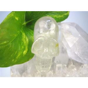 【置物：スカル】水晶67g【一点物】｜sunflower-shop