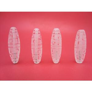 チベット水晶天珠 三眼天珠 30×11mm : 天然石のお店Sun flower - 通販