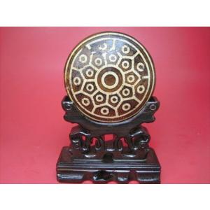 超激レア珍品‼︎ 幻の一品　古代黄牙　双線ハ眼天珠　馬蹄痕　黒朱砂　特別出品 雙貴人紅朱砂天珠 馬蹄痕 一点物 : 天然石のお店Sun flower - 通販