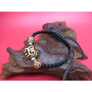 天珠ブレスレット 如意天珠 21×15mm+15×12mm : 天然石のお店Sun flower