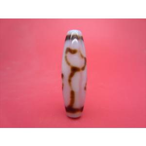 チベット火供天珠 逆九眼天珠 天然模様入り 一点物 : 天然石のお店Sun