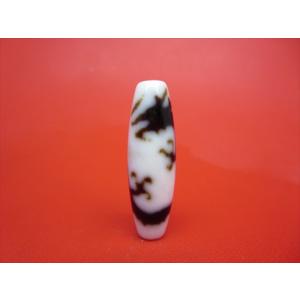 チベット製品 ペンダントトップ 蓮花寶瓶天珠 54×21mm 一点物 : 天然石