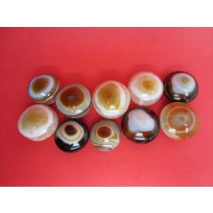 寶瓶紅朱砂天珠 約31×11.5mm 馬蹄痕 一点物 : 天然石のお店Sun flower