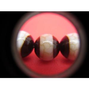 チベット象牙白玉髄天珠 薬師珠 Φ10±0.2mmの詳細画像2