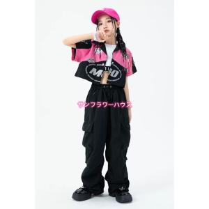 キッズダンス衣装 セットアップ 子供ダンス 衣...の詳細画像2