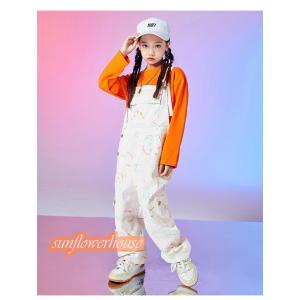 オーバーオール キッズダンス衣装 ヒップホップ...の詳細画像5