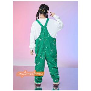 オーバーオール キッズダンス衣装 ヒップホップ...の詳細画像4