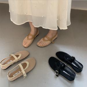 サンダル フラットシューズ メッシュ レディー...の詳細画像2