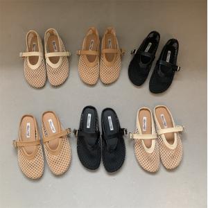サンダル フラットシューズ メッシュ レディー...の詳細画像3