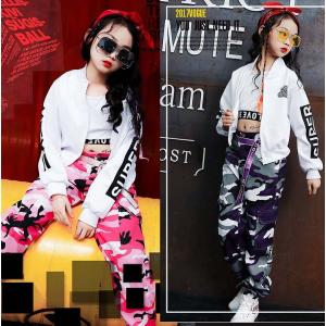 キッズダンス衣装 ヒップホップ 迷彩 キッズ ダンス衣装