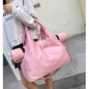 ヨガ ヨガバッグ ジム スポーツバッグ 撥水 ナイロン 2way ショルダーバッグ ヨガマット収納 トラベルバック ボストンバック シューズ 靴収納 男女兼用 送料無料