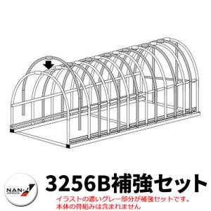 南栄工業 パイプ車庫 3256Bベース用補強セット｜sungarden-exterior