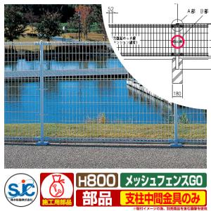 フェンス 屋外 囲い メッシュフェンスG10R H800 パネル本体 1枚のみ