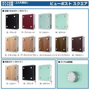 郵便ポスト ビューポスト スクエア ダイレクト...の詳細画像1