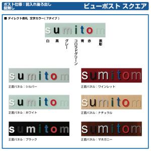 郵便ポスト ビューポスト スクエア ダイレクト...の詳細画像5