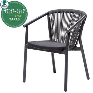 TAPAS サラゴサアームチェア トープ W600×D600×SH460・H780mm