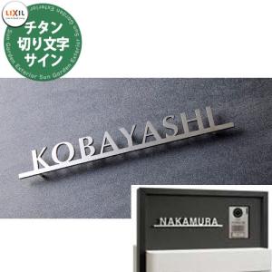 専用表札 LIXIL リクシル TOEX スマート宅配ポスト 切り文字サイン（中