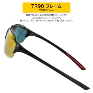 偏光サングラス メンズ レディース スポーツサ...の詳細画像3