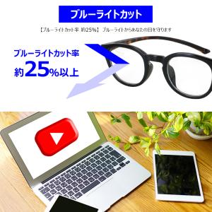 老眼鏡 レディース メンズ おしゃれ ブルーラ...の詳細画像2