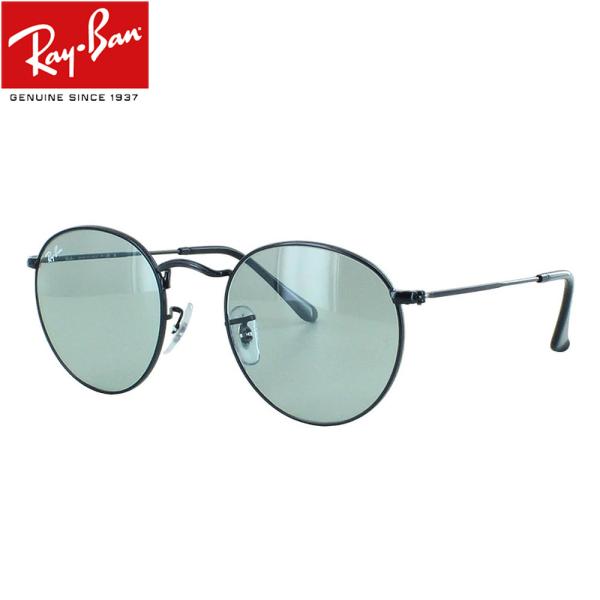 レイバン サングラス ラウンドメタル RB3447 002/R5 50 薄い色 ライトカラーレンズ ...