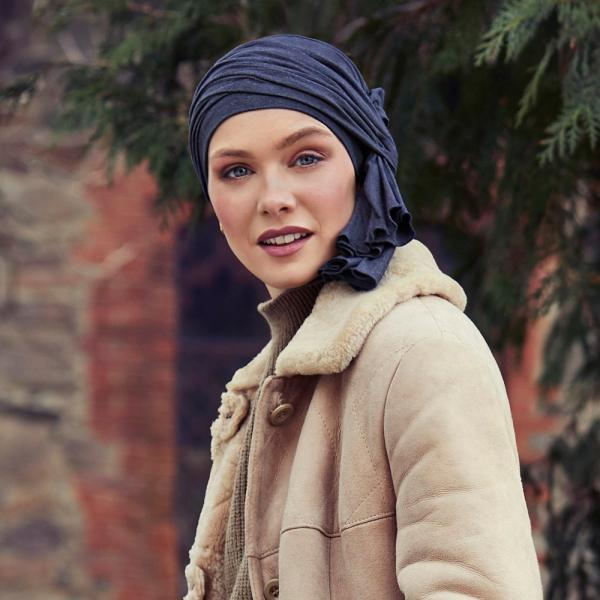 医療用帽子 秋冬用 女性 おしゃれ レディース 秋冬 バンダナ キャップ ターバン クリスティン c...