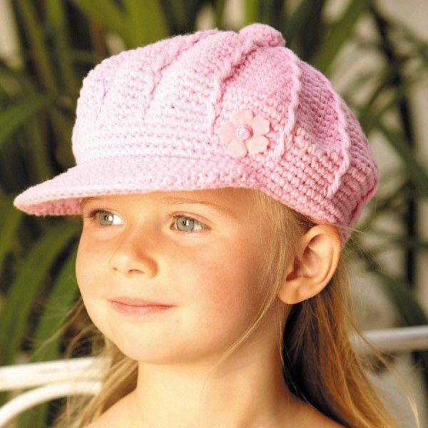 帽子/子供/帽子/キッズ/ハット/UVカット/秋冬/キャップ　カラー：ライトピンク