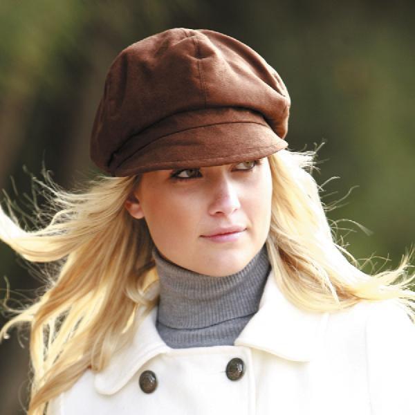 帽子/レディース/キャップ/UVカット/秋冬/キャップ - スエード ラムウール