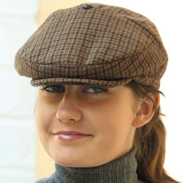 秋冬/帽子/UVカット/レディース　キャップ  -  ヘリンボーン キャップ