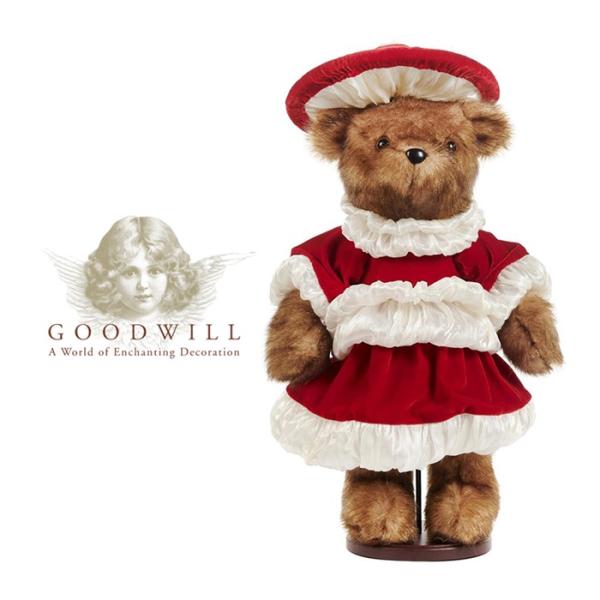 クリスマスツリー 飾り GOODWILL (グッドウィル) テディベア 女の子 50cm C1915...