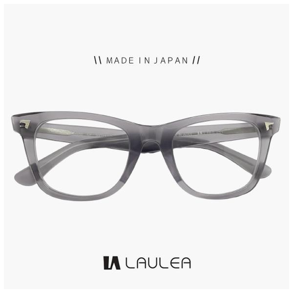 【度付き対応 レンズ付き】日本製 鯖江 メガネ laulea 眼鏡 la4060-gy ラウレア ウ...