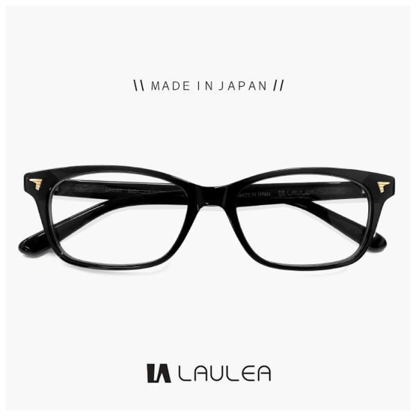 【度付き対応 レンズ付き】メンズ 日本製 鯖江 メガネ laulea 眼鏡 la4061 bk ラウ...