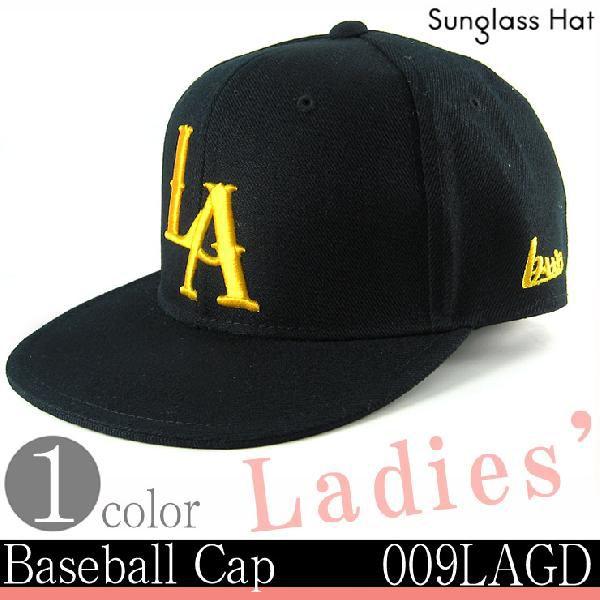 ベースボールキャップ （LA キャップ) vsc-009lagd 帽子 ブラック×ゴールド ＬＡ [...