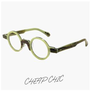 小ぶり 個性的 メガネ CHEAP CHIC cc5017 BL 眼鏡 メンズ レディース