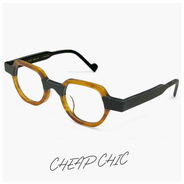 個性的 メガネ CHEAP CHIC cc5022 OL/BR 眼鏡 メンズ レディース ユニセック...