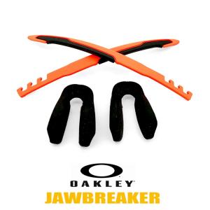 オークリー ノーズパッド イヤーソック パーツ 101-652-006 Matte Orange × Black 【Jawbreaker】対応モデル OAKLEY ゆうパケット（ポスト投函）｜sunhat