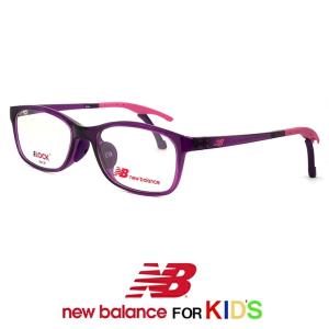 子供用 ニューバランス メガネ nb09077-4 New Balance 眼鏡 レディース 女の子 度付き ダテ眼鏡 として対応可能 new balance 小学校低学年 キッズ｜sunhat