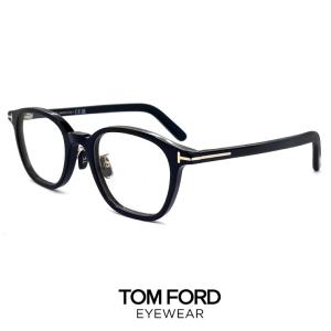 トムフォード 日本デザインモデル メガネ [ 度付き 対応可能 レンズ付き ] ft5858-d-b/v 001 TOM FORD 眼鏡 ウェリントン 黒縁 黒ぶち