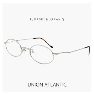 日本製 ユニオンアトランティック メガネ ua3600 22 46mm unionatlantic 眼鏡 鯖江 メンズ 男性用 オーバル 型 チタン フレーム MADE IN JAPAN｜sunhat