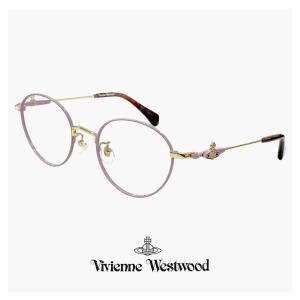 ヴィヴィアン ウエストウッド レディース メガネ 40-0009 c01 48mm Vivienne Westwood 眼鏡 女性 40-0009 ボストン 型 丸メガネ メタル フレーム オーブ｜sunhat